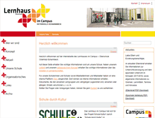 Tablet Screenshot of lernhaus-im-campus.de